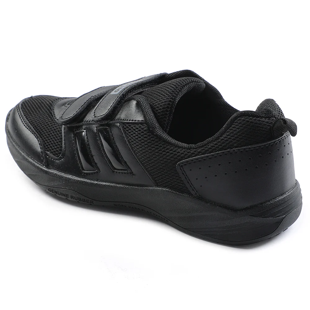 Force Black Non Lacing Uniform School Shoes For Kids SKOLGAME-V By Liberty - Image 8