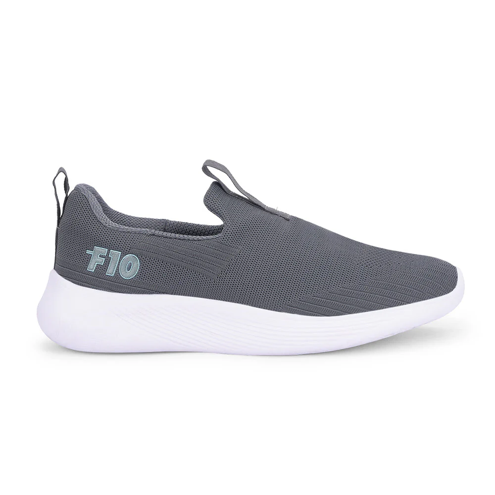 Force10 By Liberty Mens GAMEON-4 D.Grey Sports Non Lacing Shoes - Image 2