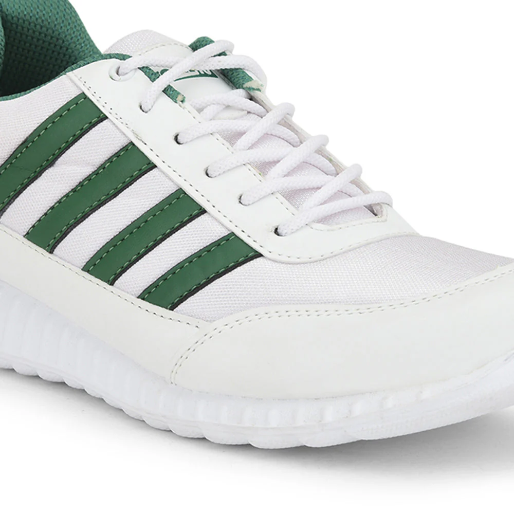 Force10 Green Lacing Uniform School Shoes For Kids 9906-90SL By Liberty - Image 6