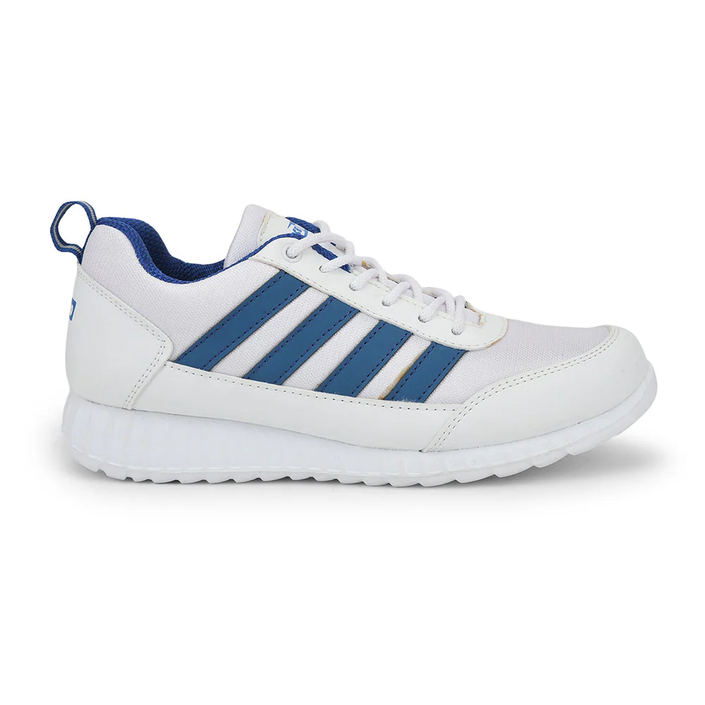 Force10 Navy Blue Lacing Uniform School Shoes For Kids 9906-90SL By Liberty - Image 2