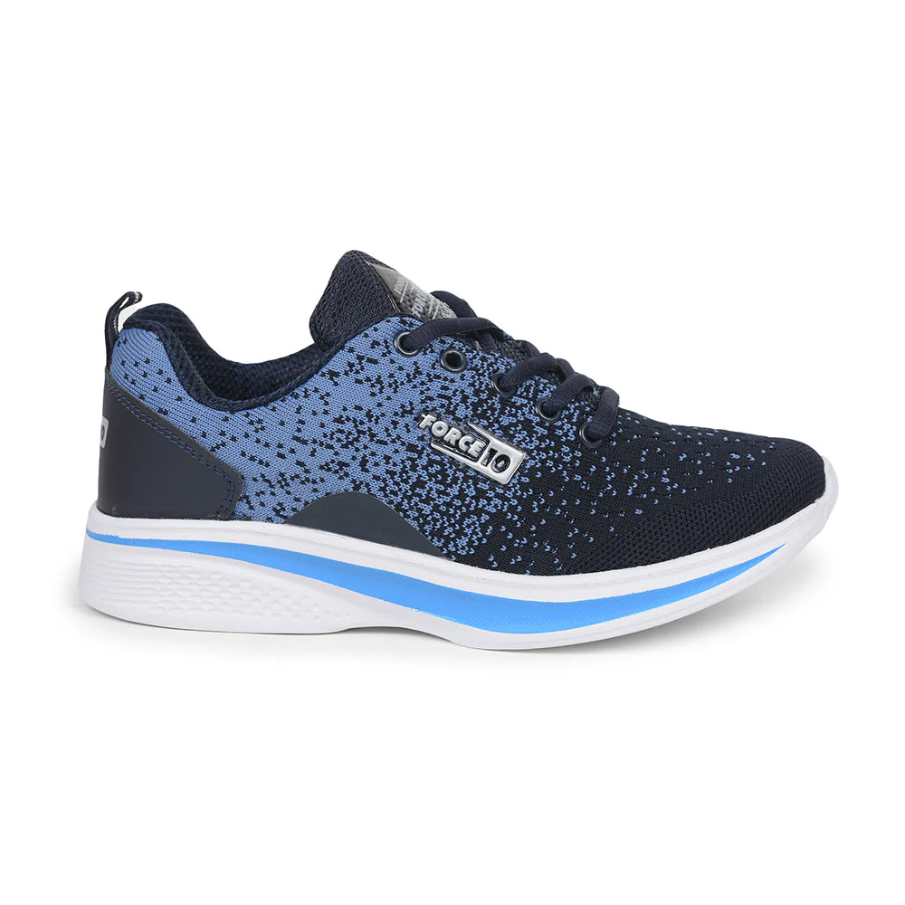 Force10 Sports Lace up Shoes For Women (Navy Blue) NIARA-20 By Liberty - Image 2