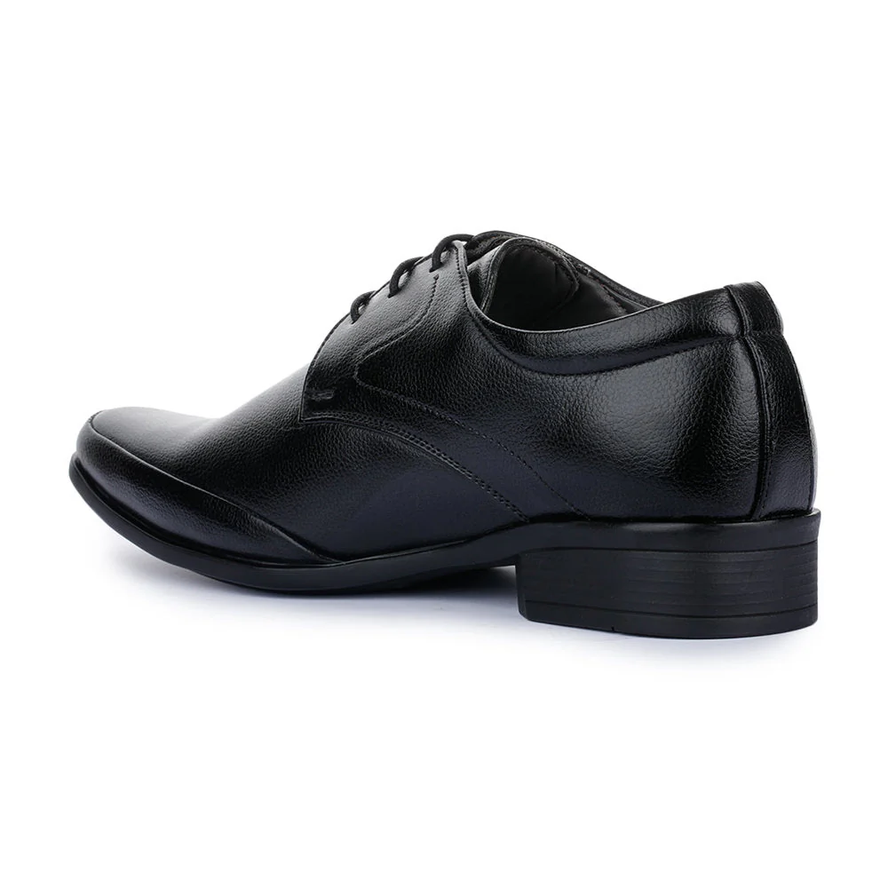 Fortune (Black) Balmoral Shoes For Men SRGE-191 By Liberty - Image 5