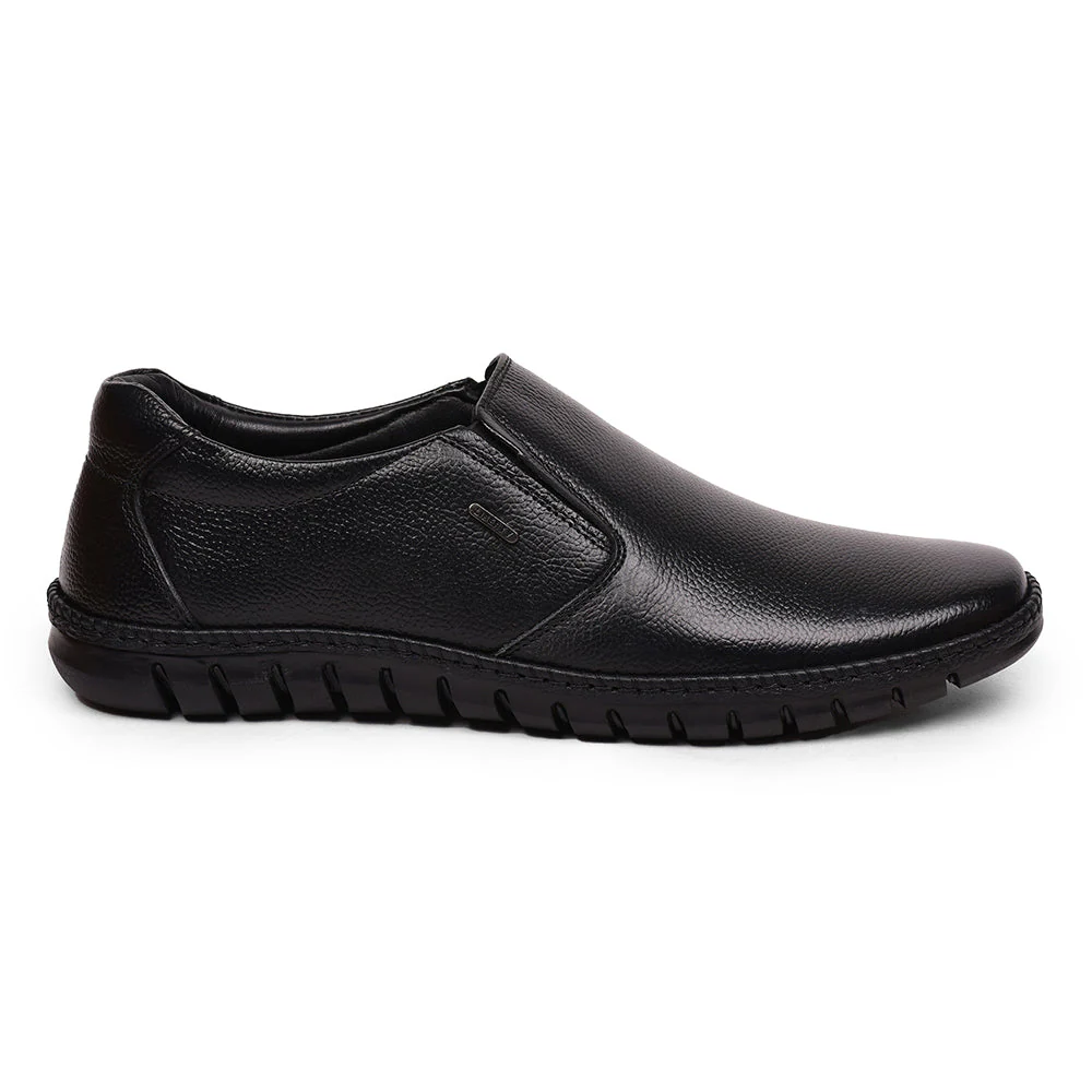 Fortune (Black) Casual Formal Slip on Shoes For Men BRL-11 By Liberty - Image 2