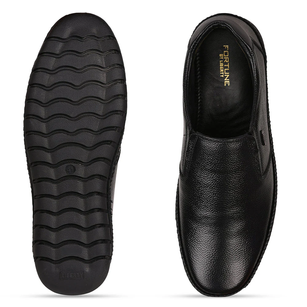 Fortune (Black) Casual Formal Slip on Shoes For Men BRL-11 By Liberty - Image 6
