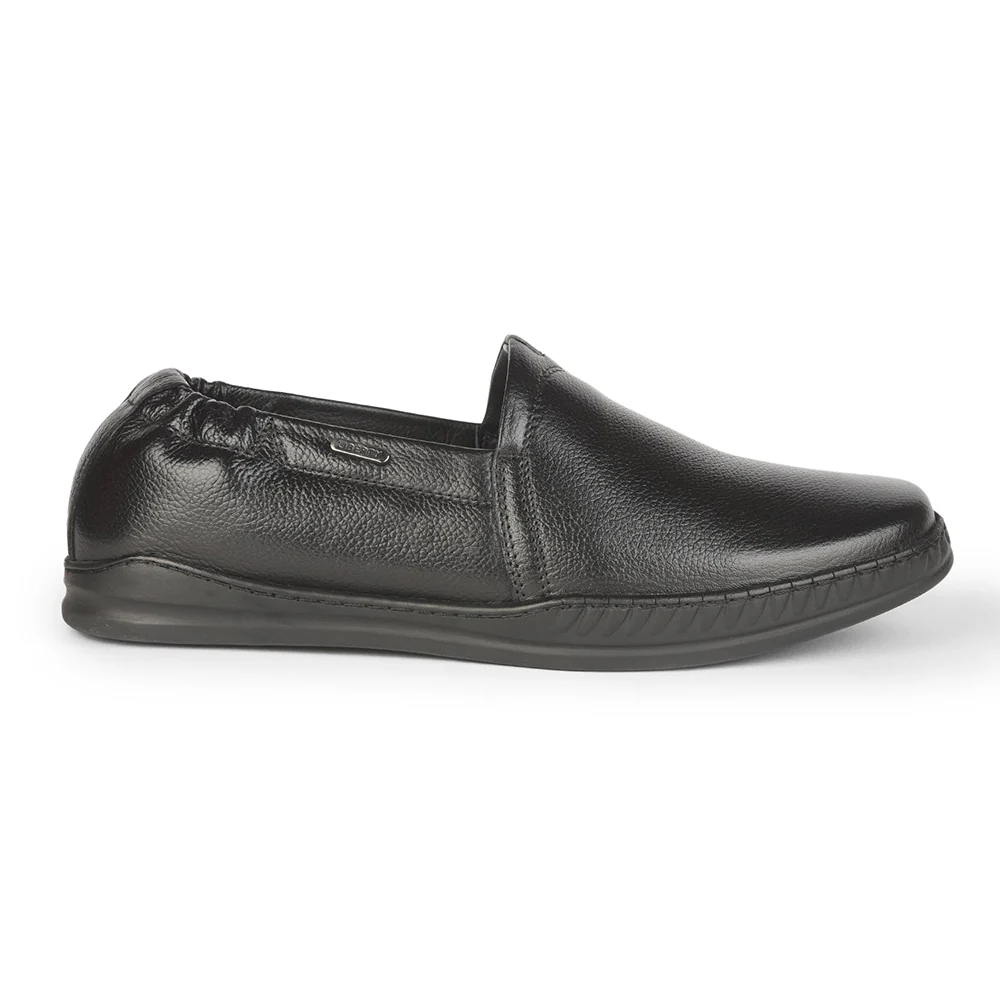 Fortune (Black) Casual Loafer Shoes For Men BM-29 By Liberty - Image 2