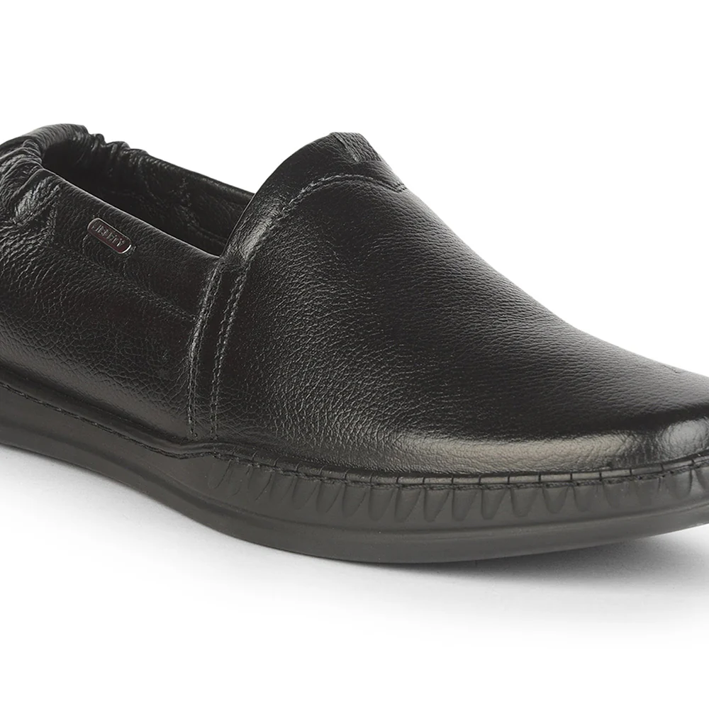 Fortune (Black) Casual Loafer Shoes For Men BM-29 By Liberty - Image 4