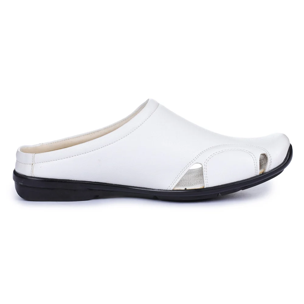 Fortune Black Casual Slip-on Mules For Men J-153 By Liberty - Image 2