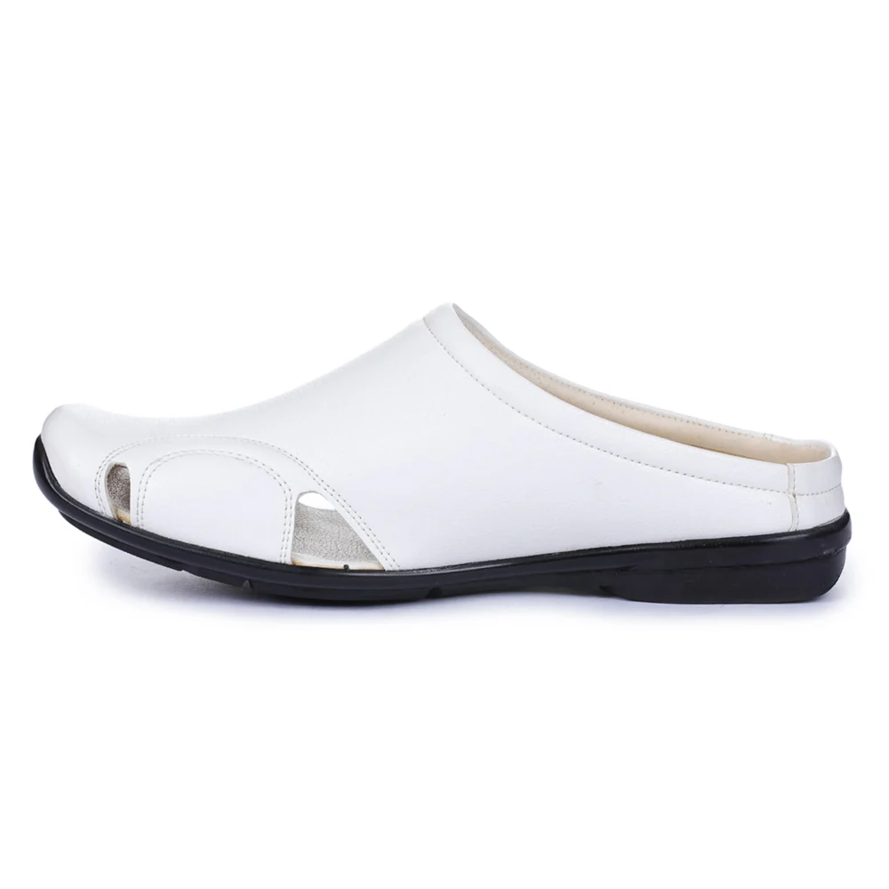Fortune Black Casual Slip-on Mules For Men J-153 By Liberty - Image 3
