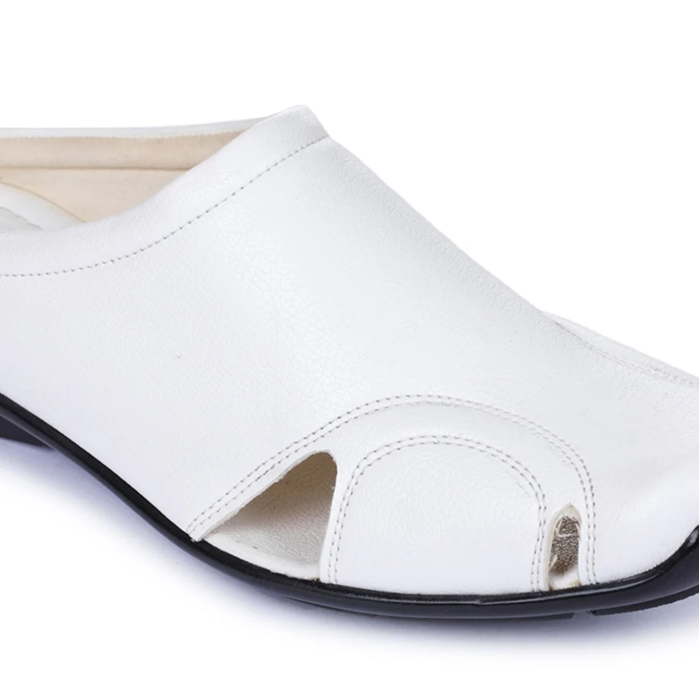 Fortune Black Casual Slip-on Mules For Men J-153 By Liberty - Image 4
