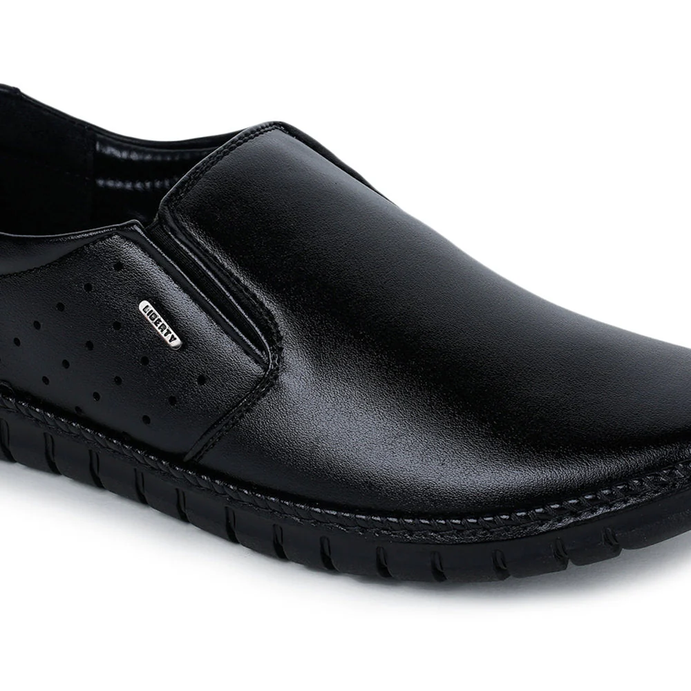 Fortune (Black) Classic Loafer Shoes For Men BM-2 By Liberty - Image 6