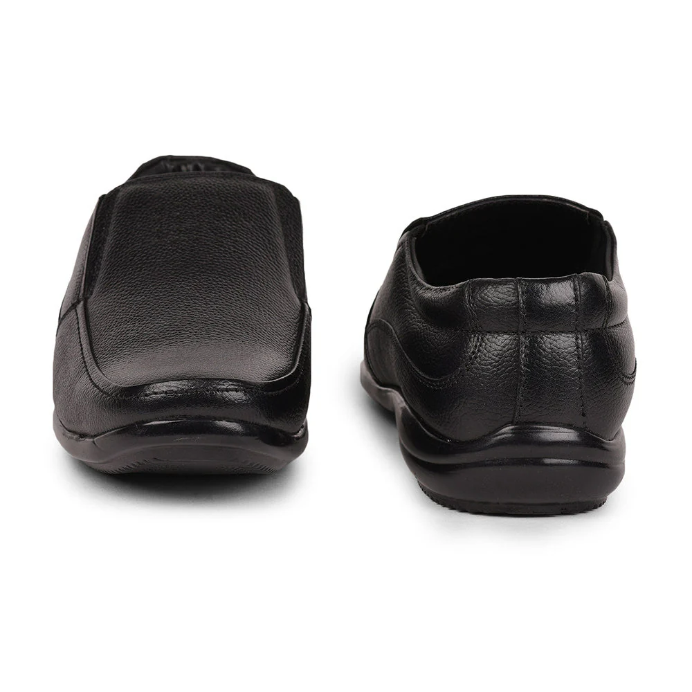 Fortune (Black) Classic Loafer Shoes For Men By Liberty - Image 5