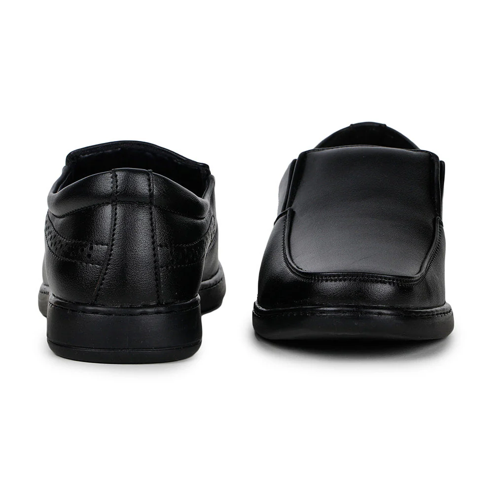 Fortune (Black) Classic Loafer Shoes For Men ER-11 By Liberty - Image 4