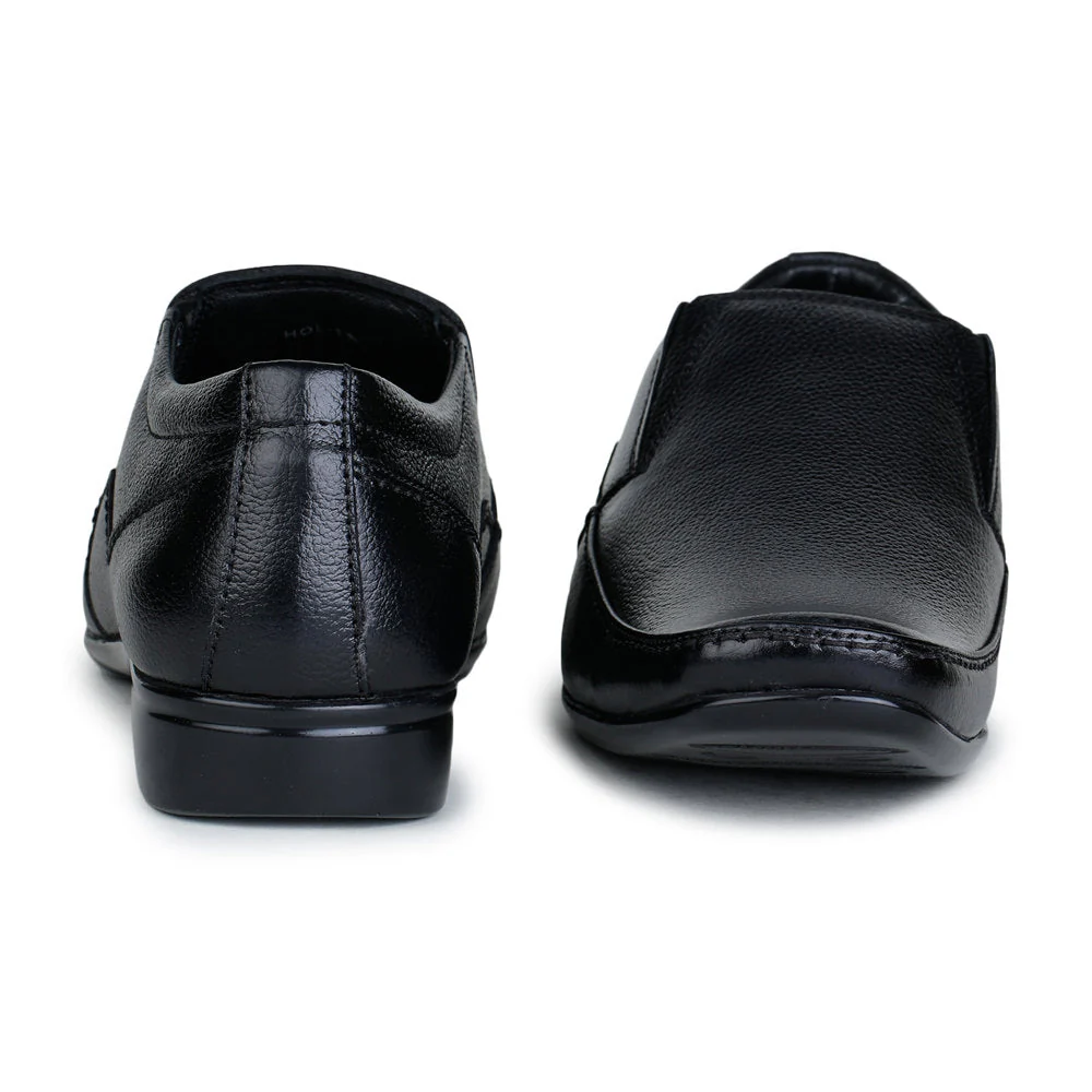 Fortune (Black) Classic Loafer Shoes For Men HOL-11 By Liberty - Image 4
