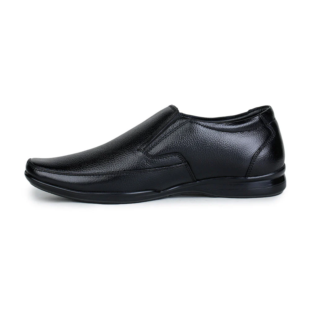 Fortune (Black) Classic Loafer Shoes For Men HOL-18 By Liberty - Image 2