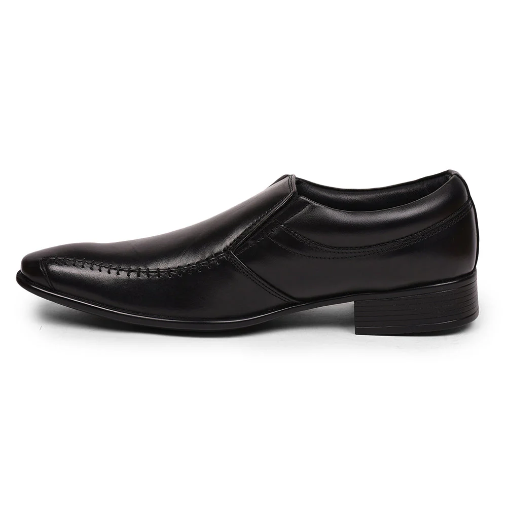 Fortune (Black) Classic Loafer Shoes For Men JPL-117 By Liberty - Image 3