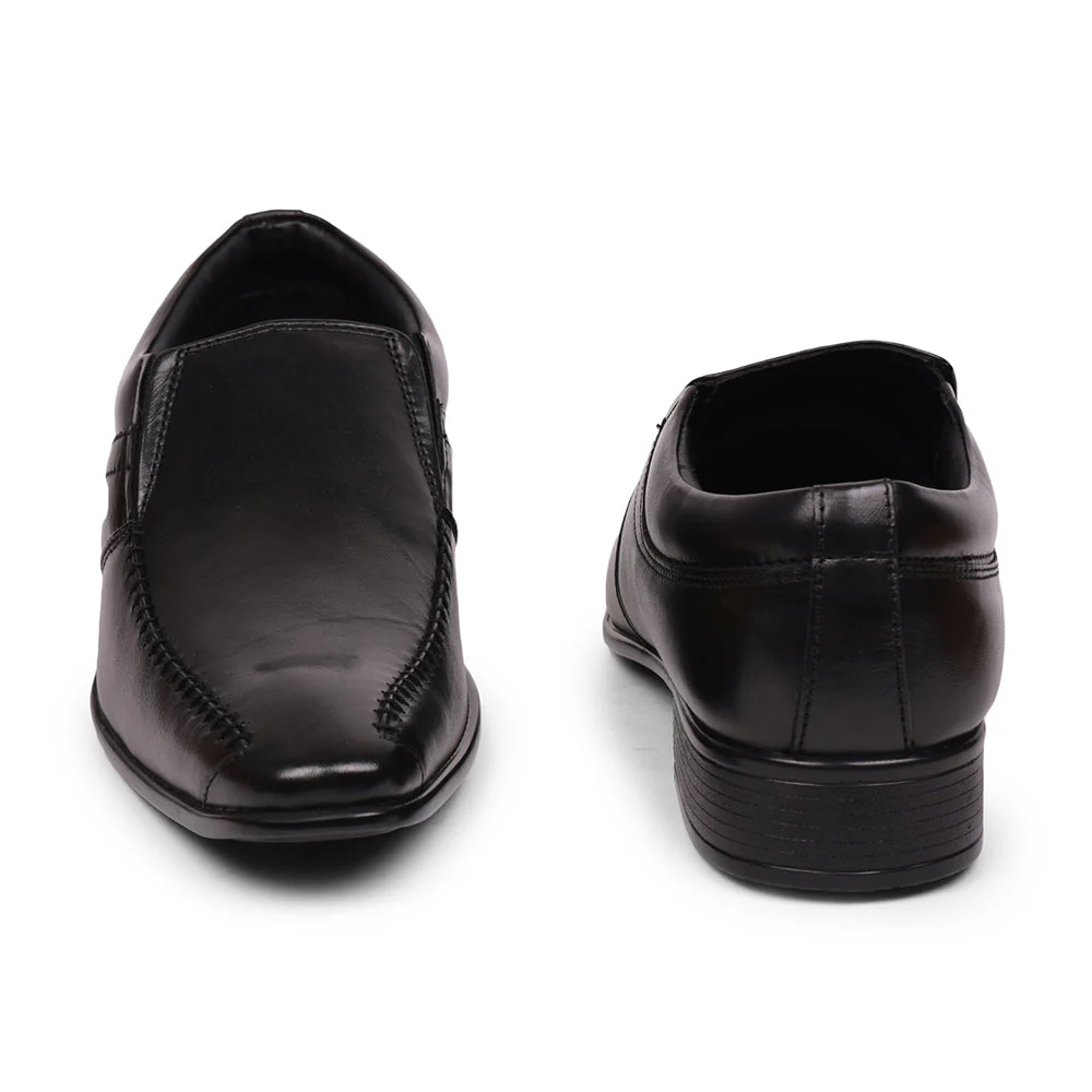 Fortune (Black) Classic Loafer Shoes For Men JPL-117 By Liberty - Image 4