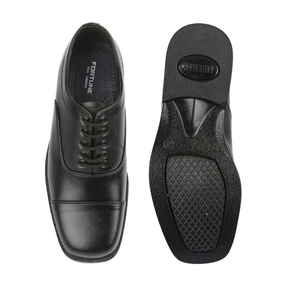 Fortune (Black) Classic Oxford Shoes For Men 7139-01 By Liberty - Image 3