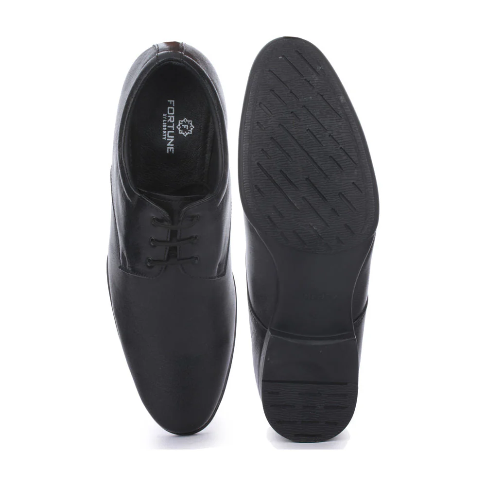 Fortune Black Classic Oxford Shoes For Men FL-034 By Liberty - Image 5
