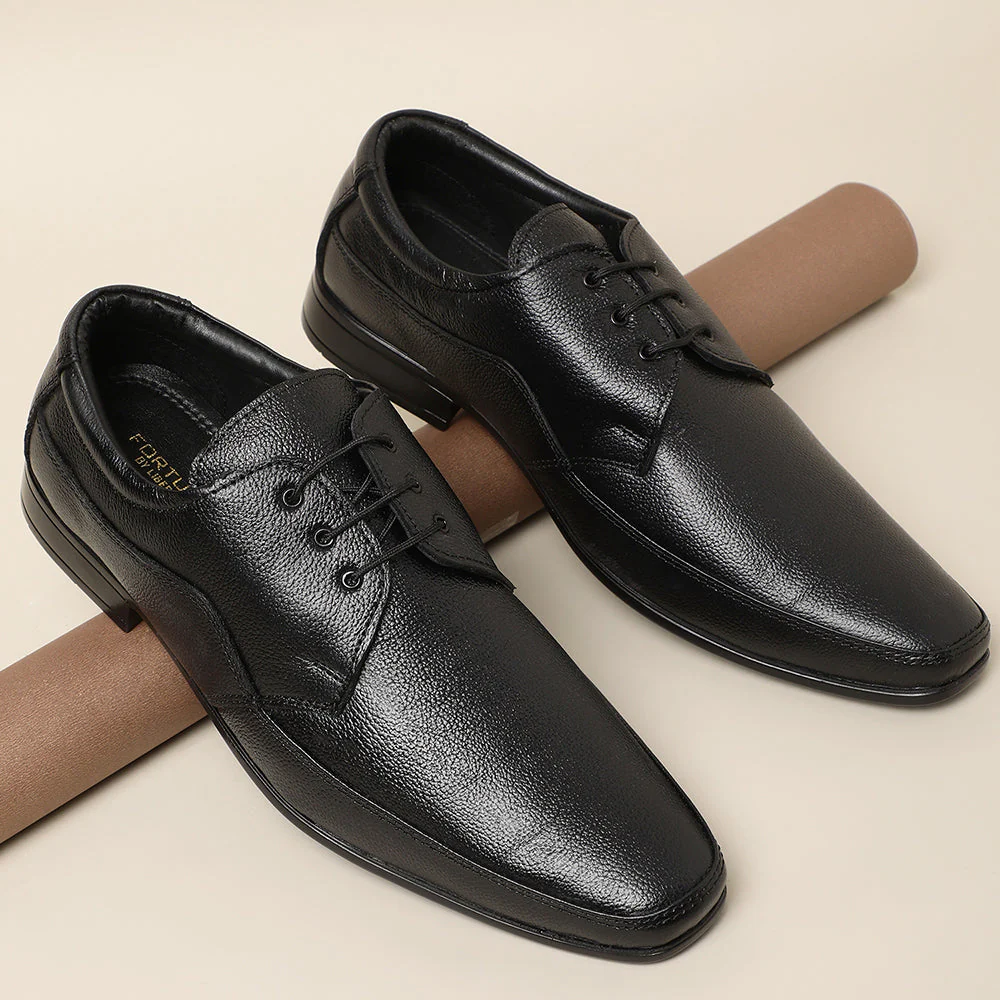 Fortune (Black) Classic Oxford Shoes For Men HOL-14 By Liberty - Image 3