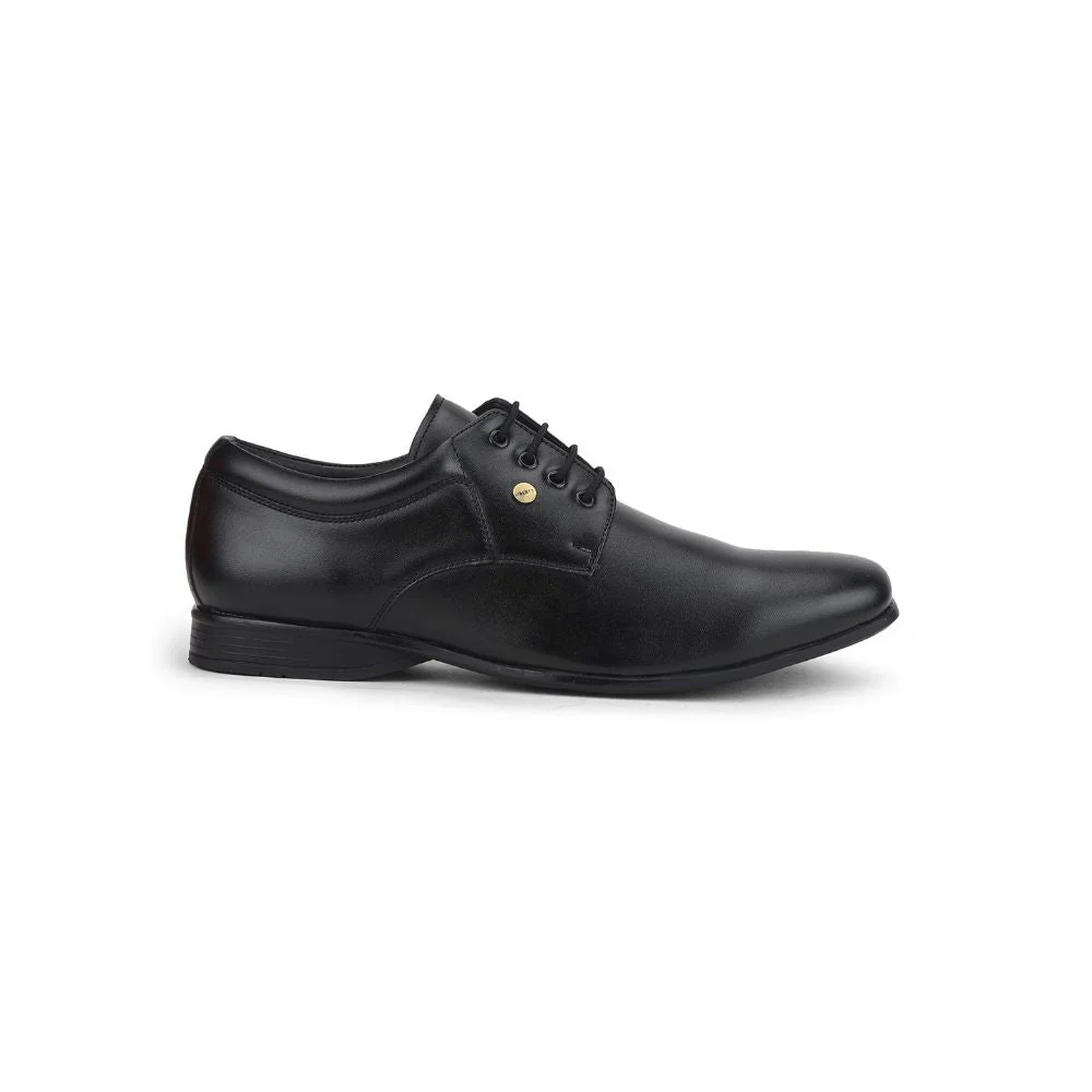 Fortune (Black) Formal Lace Up Shoes For Men Robert-2 By Liberty - Image 2
