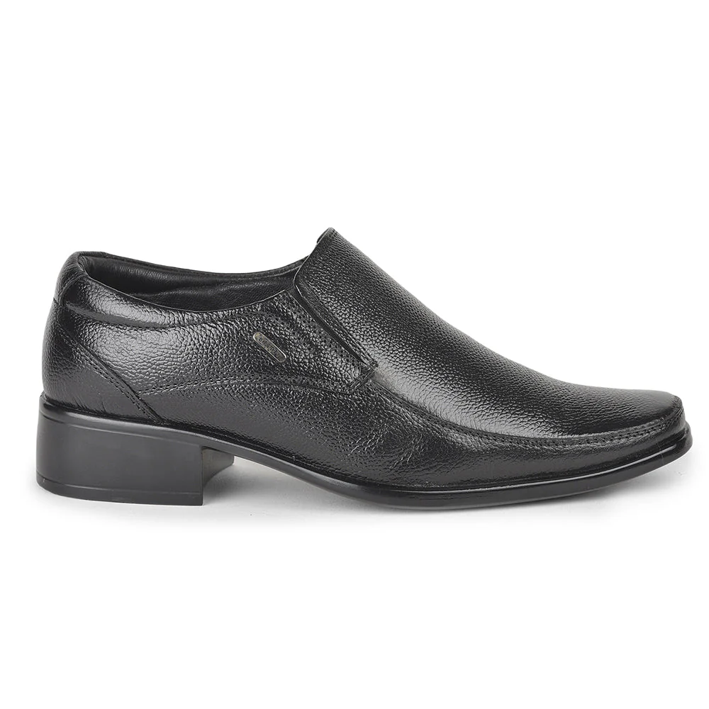 Fortune (Black) Formal Moccasin Shoes For Men AGK-309 By Liberty - Image 2