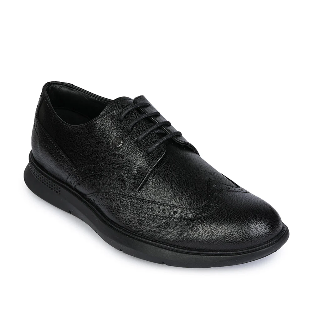 Fortune (Black) Formal Shoes For Men By Liberty