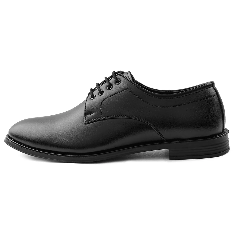 Fortune Black Lacing Formal Oxford Shoes For Men HML-11E By Liberty - Image 3
