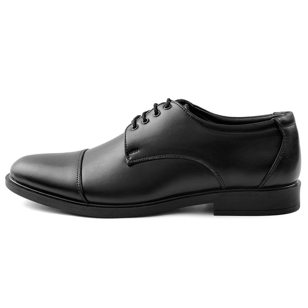 Fortune Black Lacing Formal Oxford Shoes For Men HML-13E By Liberty - Image 3