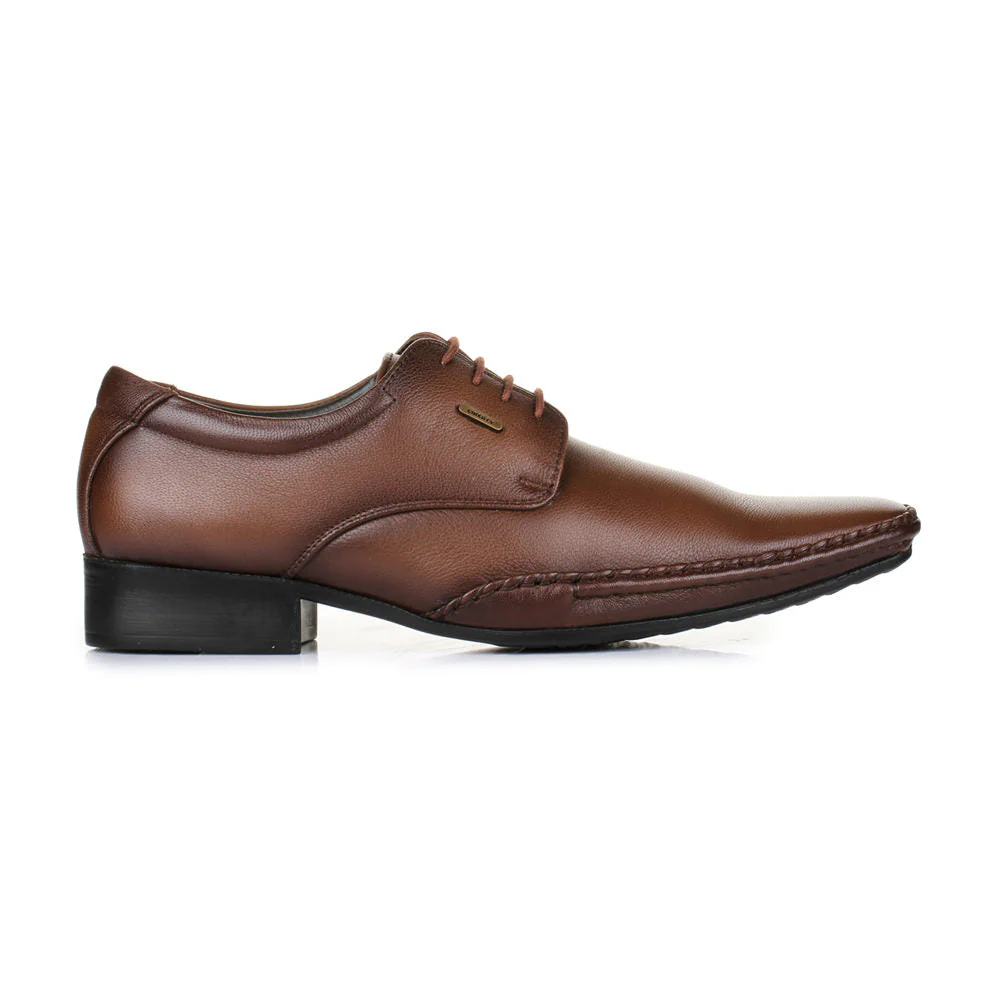 Fortune (Brown) Balmoral Shoes For Men JJP-10 By Liberty - Image 2