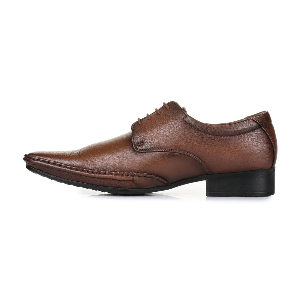 Fortune (Brown) Balmoral Shoes For Men JJP-10 By Liberty - Image 3