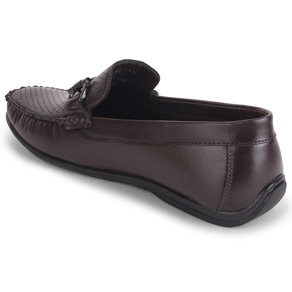 Fortune Brown Casual Loafers For Men HML-10E By Liberty - Image 5