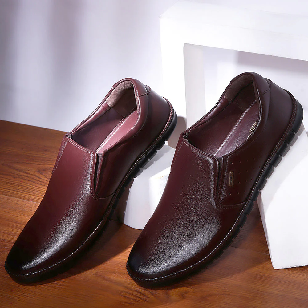 Fortune (Brown) Classic Loafer Shoes For Men BM-2 By Liberty - Image 4
