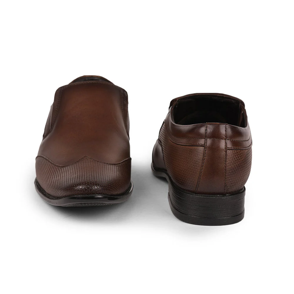 Fortune (Brown) Classic Loafer Shoes For Men JPL-119 By Liberty - Image 4