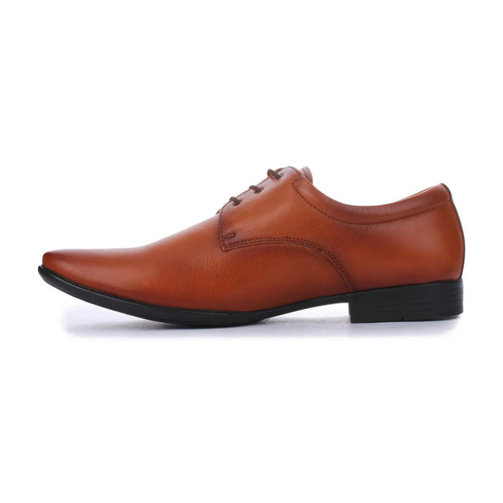 Fortune Brown Classic Oxford Shoes For Men FL-034 By Liberty - Image 2