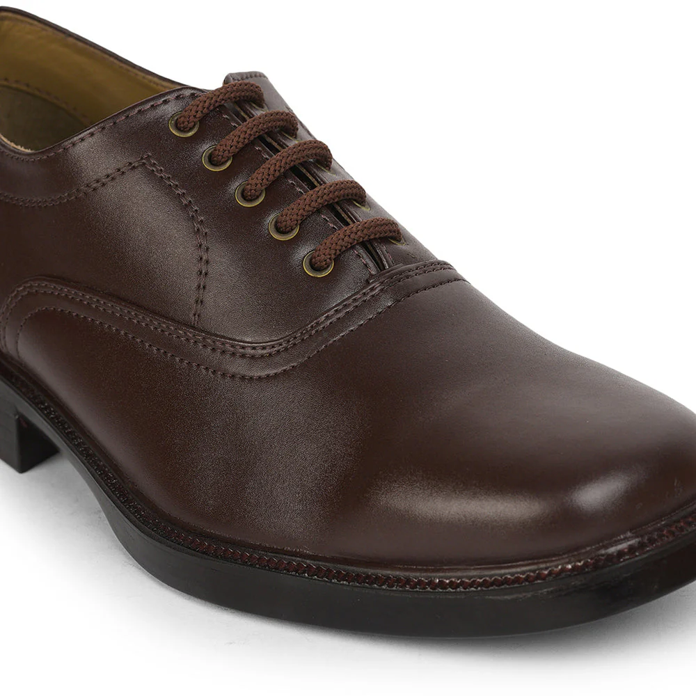 Fortune (Brown) Formal Lace Up Shoes For Men 7139-02 By Liberty - Image 6