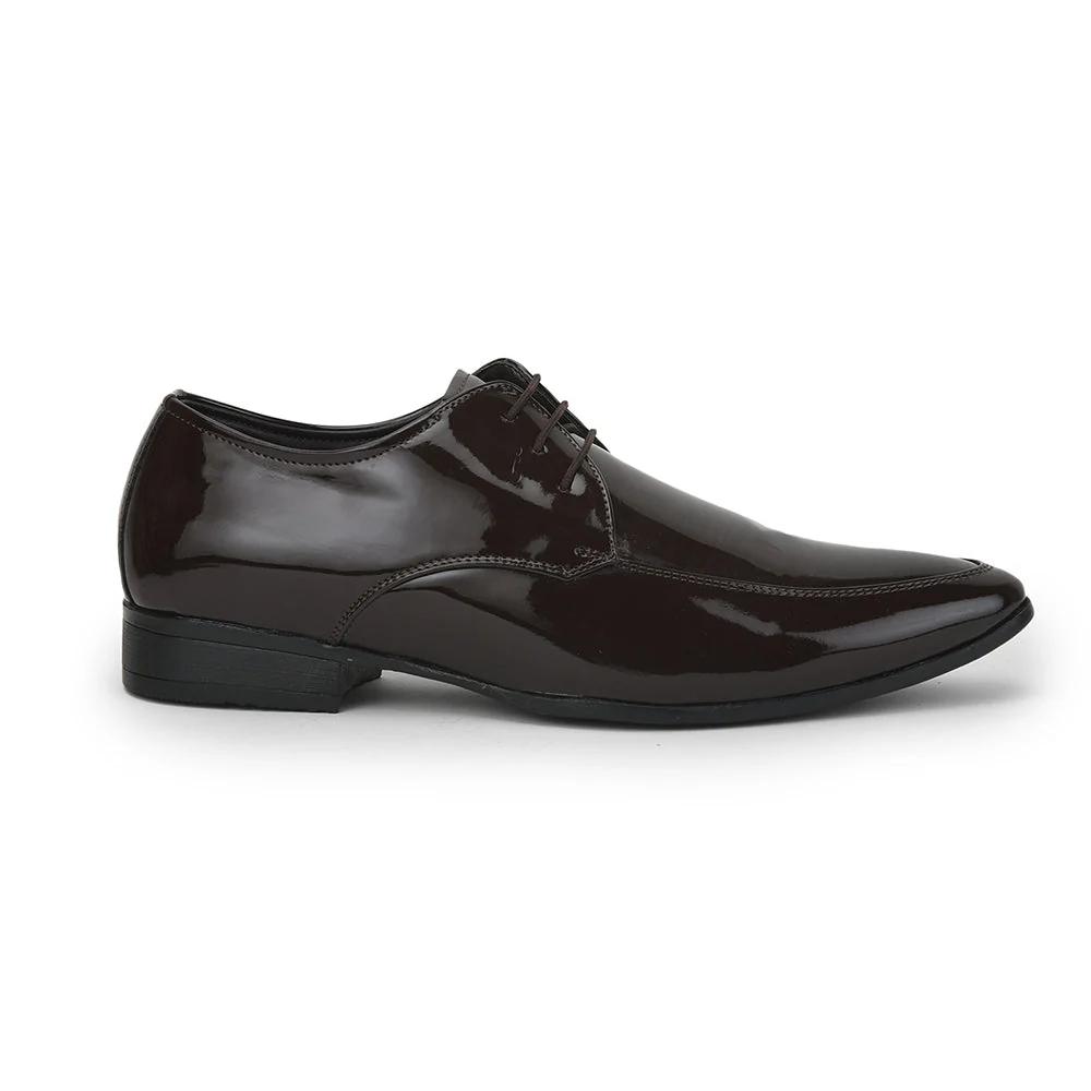 Fortune Lacing Brown Formal Shoes For Men JPL-242 By Liberty - Image 2