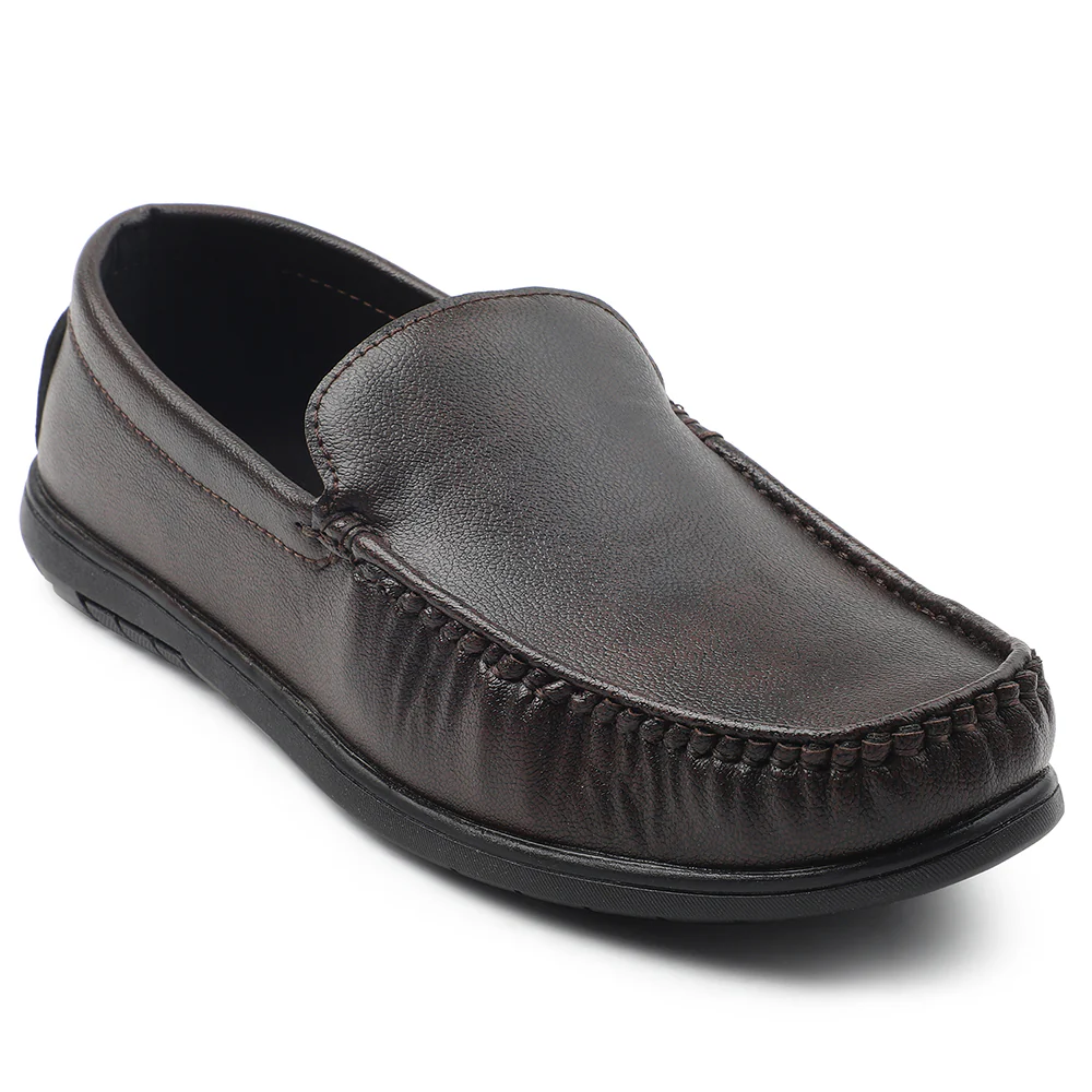 Fortune Brown Formal Loafers For Men CLASSIK-1E By Liberty
