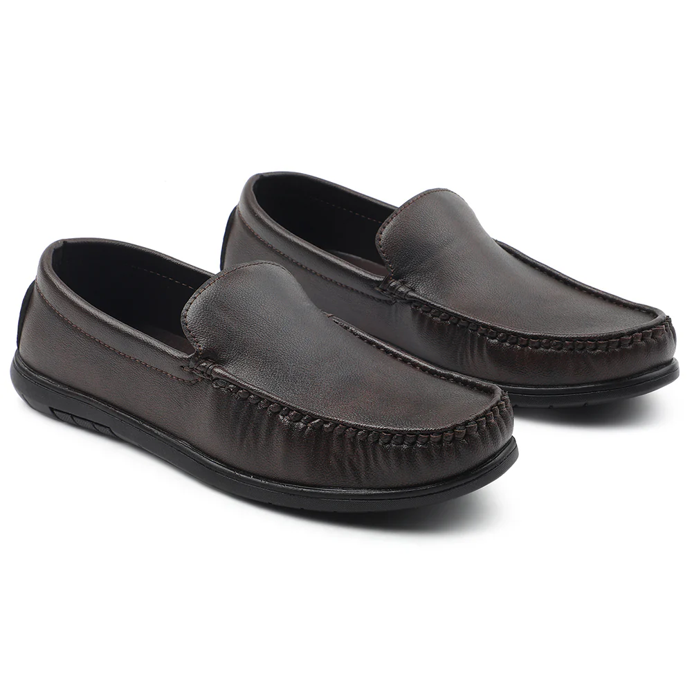 Fortune Brown Formal Loafers For Men CLASSIK-1E By Liberty - Image 2
