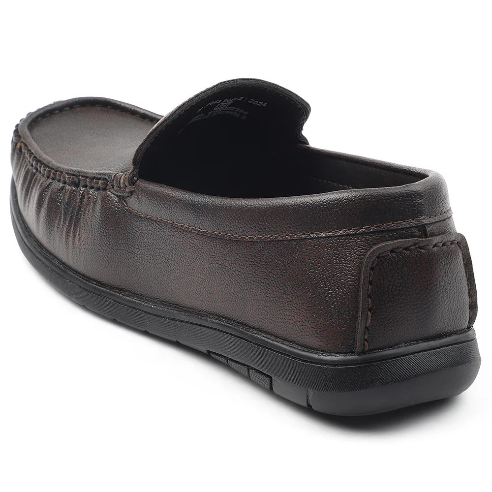 Fortune Brown Formal Loafers For Men CLASSIK-1E By Liberty - Image 3