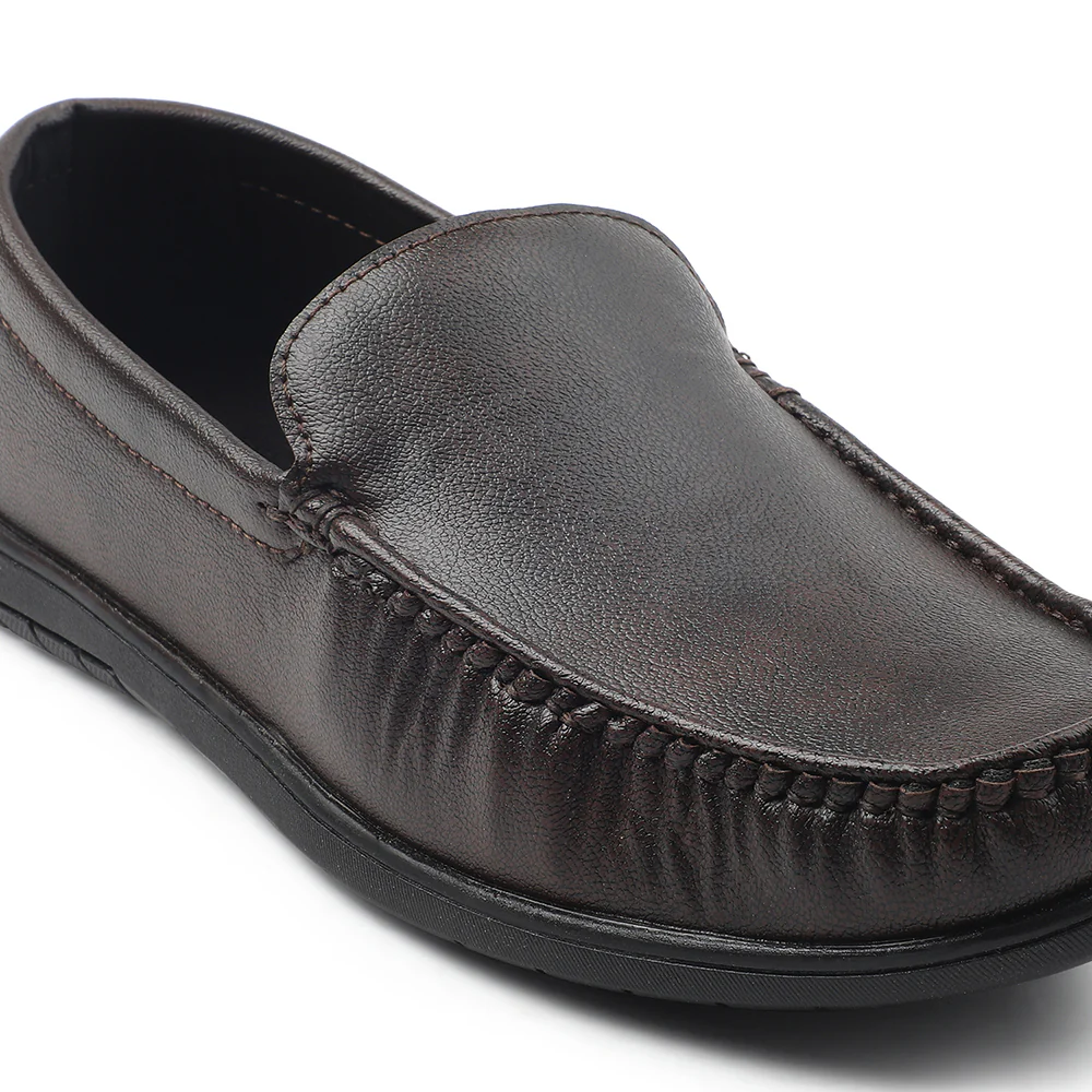 Fortune Brown Formal Loafers For Men CLASSIK-1E By Liberty - Image 5