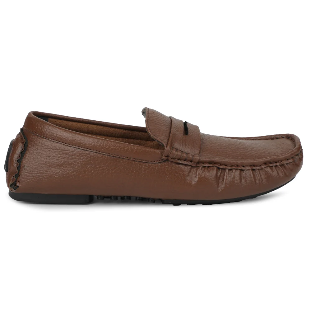 Fortune Brown Formal Loafers For Men CLASSIK-2E By Liberty - Image 2