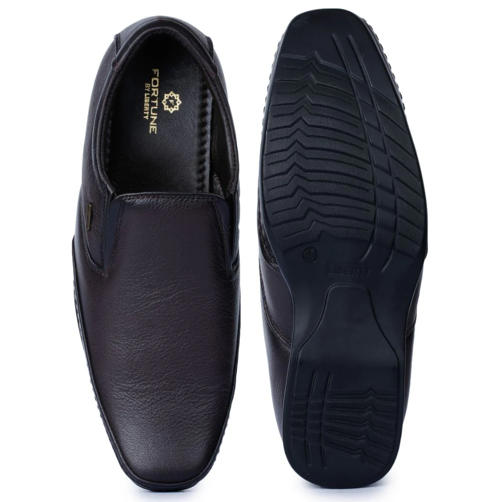 Fortune (Brown) Wingtip Loafer Shoes For Men FL-511 By Liberty - Image 4