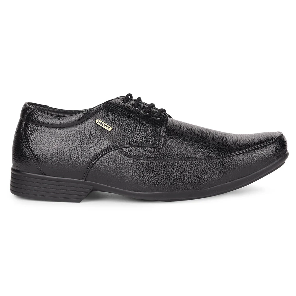 Fortune By Liberty HIL-10 Formal Derby Shoes For Men - Black - Image 2