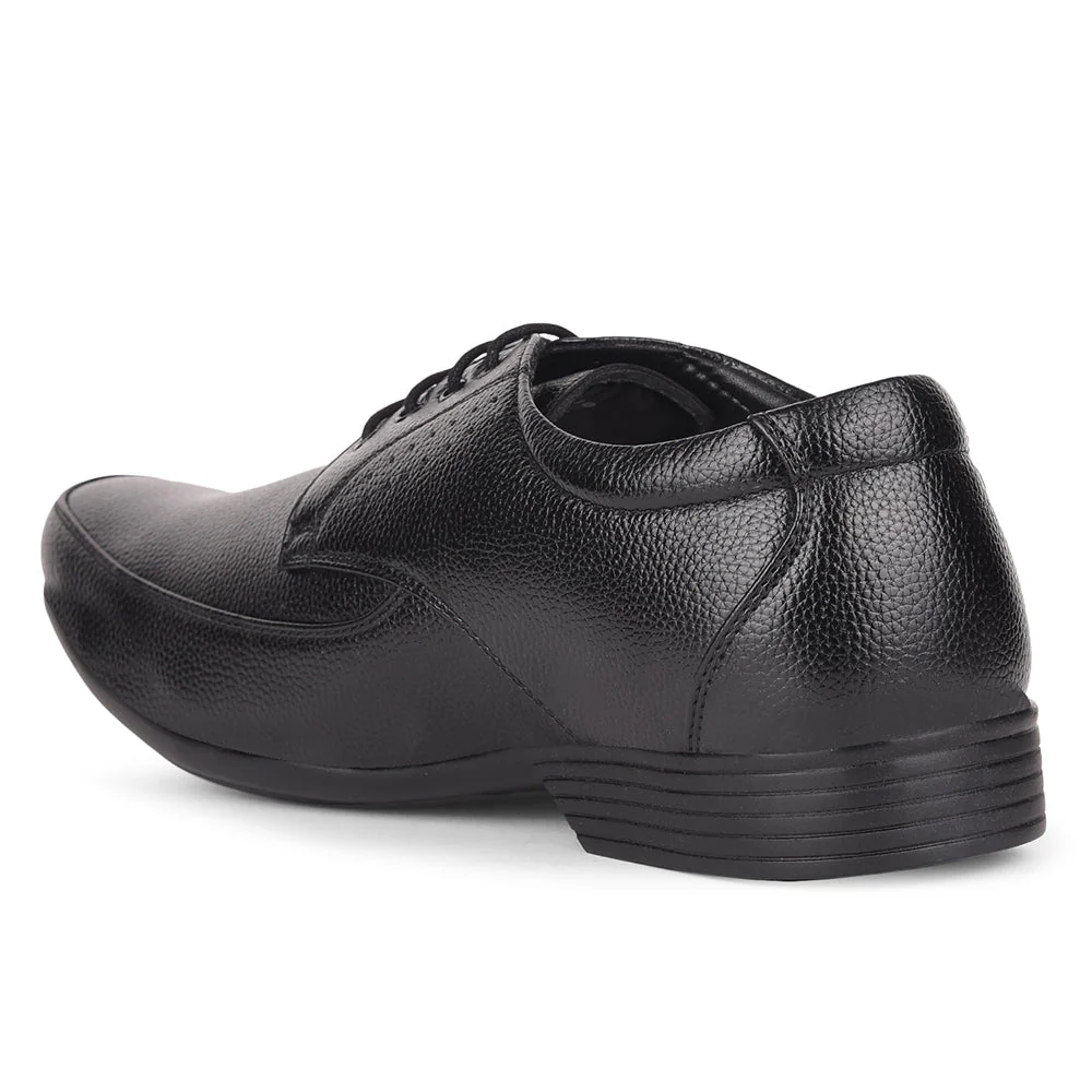 Fortune By Liberty HIL-10 Formal Derby Shoes For Men - Black - Image 4