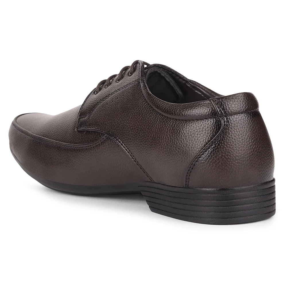 Fortune By Liberty HIL-10 Formal Derby Shoes For Men - Brown - Image 5