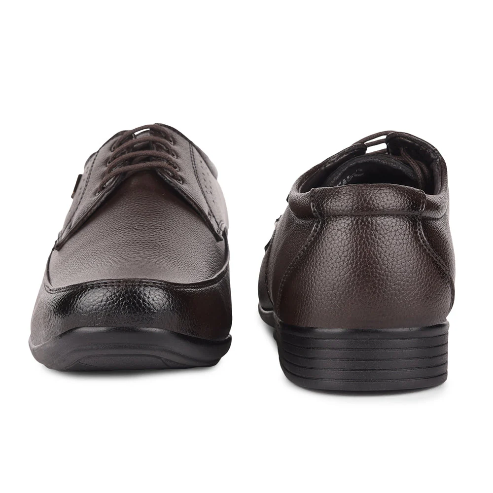 Fortune By Liberty HIL-10 Formal Derby Shoes For Men - Brown - Image 6