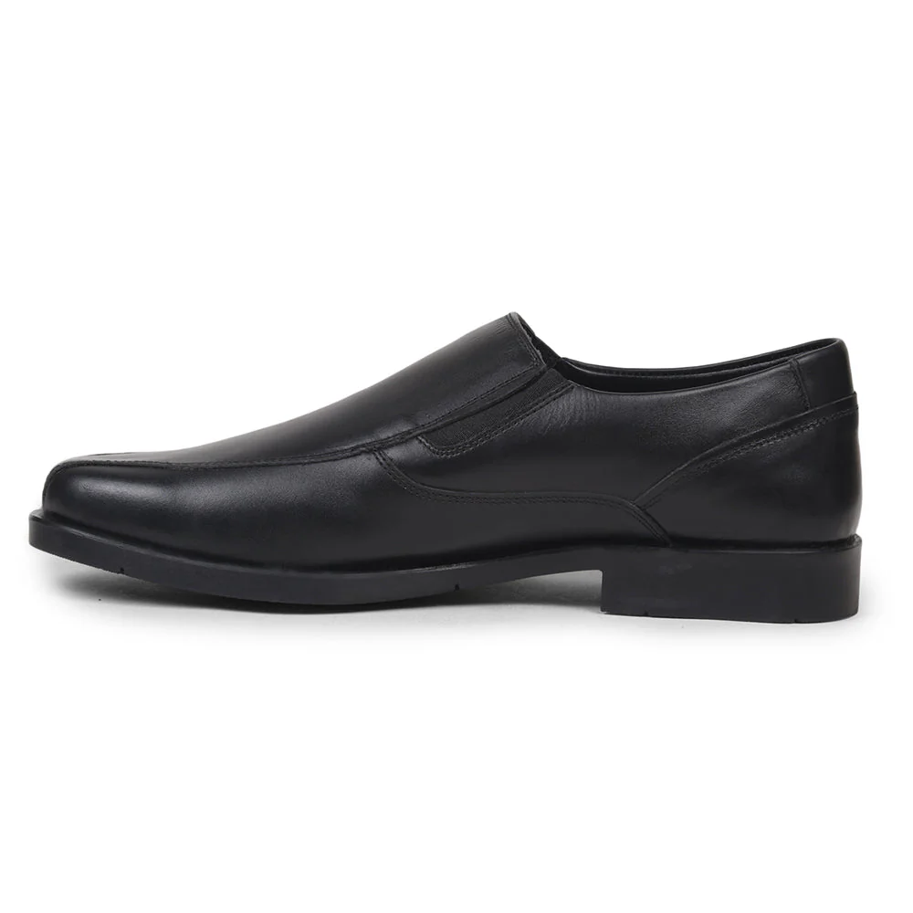 Fortune By Liberty Men ECO-02E Black Formal Non Lacing Shoes - Image 3