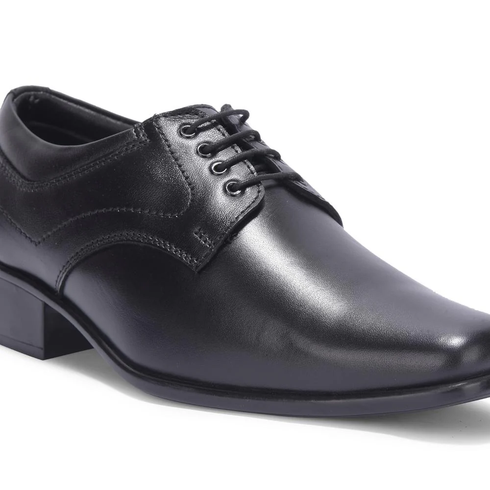 Fortune By Liberty Men HIL-3 Black Formal Lacing Derby Shoes - Image 3