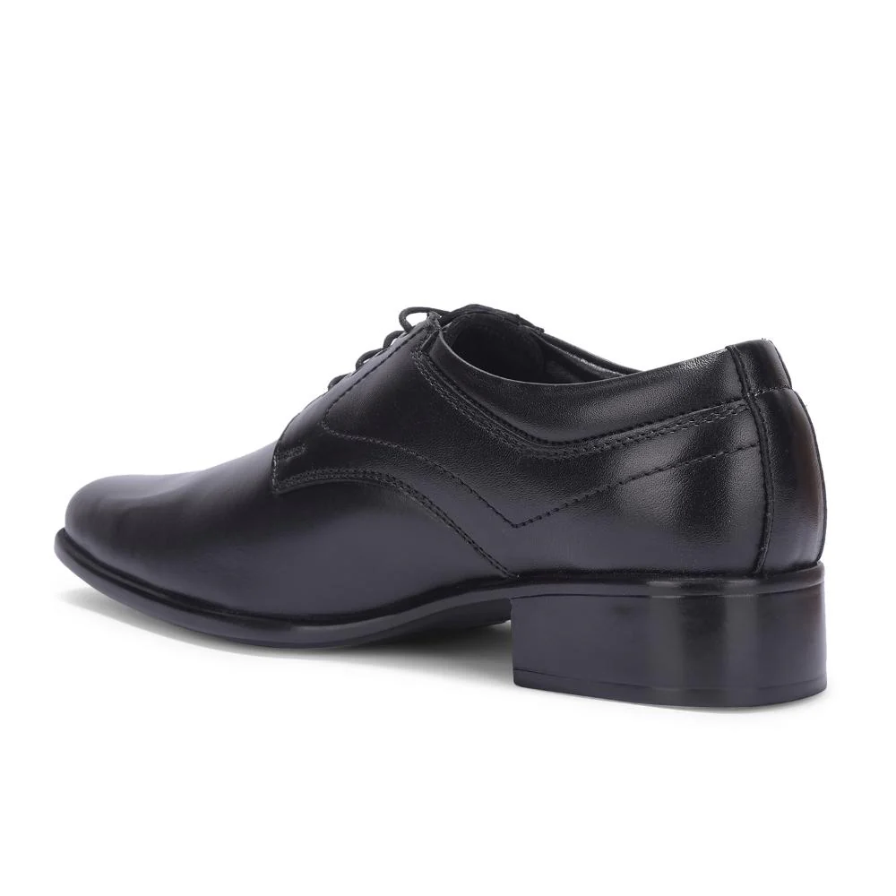 Fortune By Liberty Men HIL-3 Black Formal Lacing Derby Shoes - Image 5