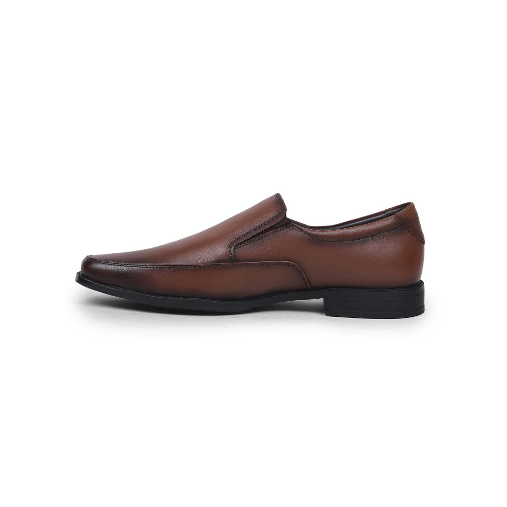 Fortune By Liberty Men LB31-02E Tan Formal Non Lacing Shoes - Image 3